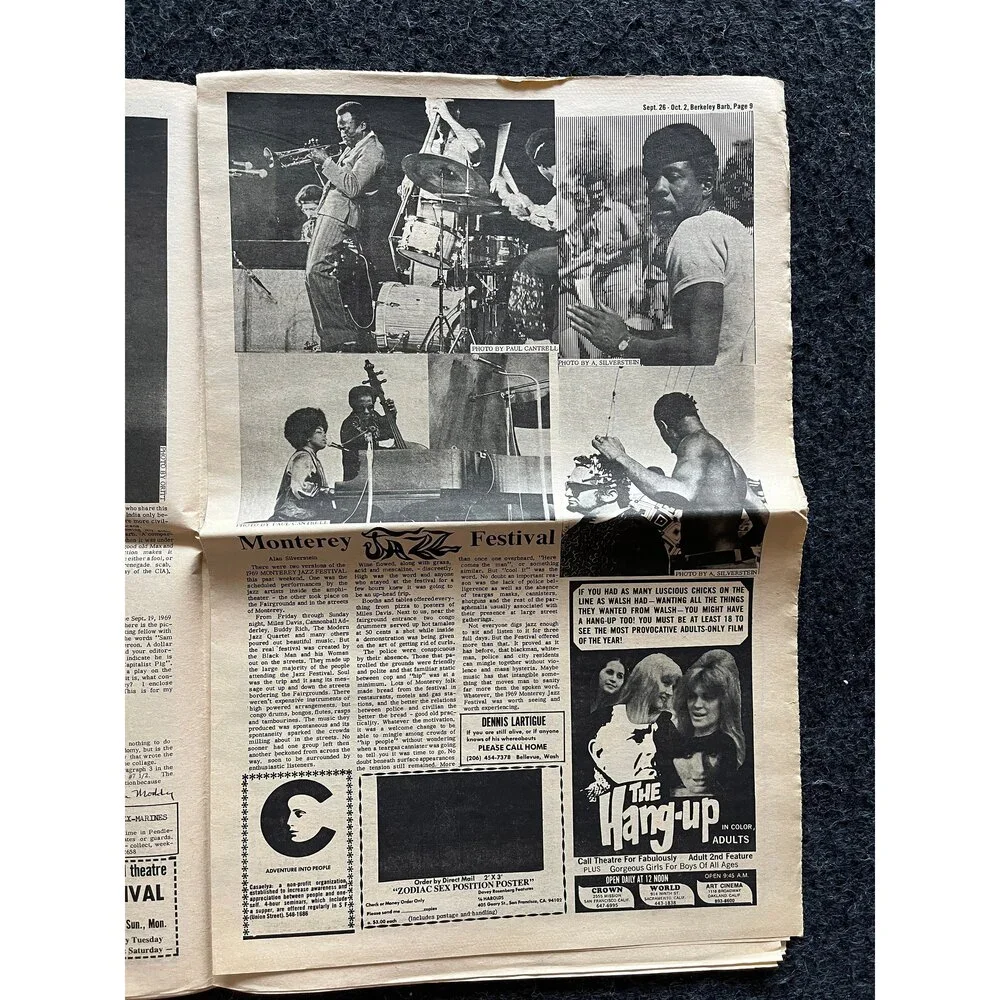 1970s Berkeley Barb Newspaper: Black Panther Party, CounterCulture Relic